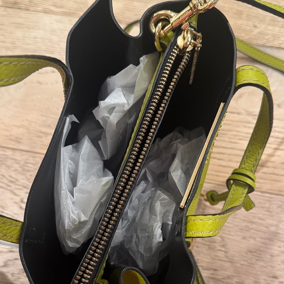 Marc Jacobs Lime Green Mini Crossbody Tote with Top Handles - Picture 3 of 9